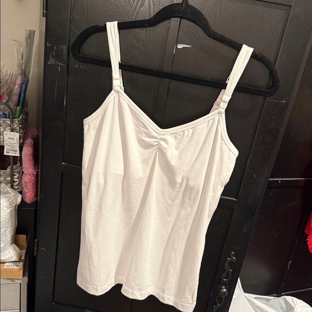 Thyme Maternity White Camisole Top